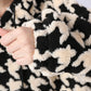 Vireous Women's Houndstooth Loose-Fit Fashion Hoodie, Plus Sizes