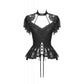 Dark in Love Ophelia Lace Corset Top in Black