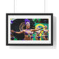 Brazilian Carnival Dancer 'Designed by AI' Framed Art Print