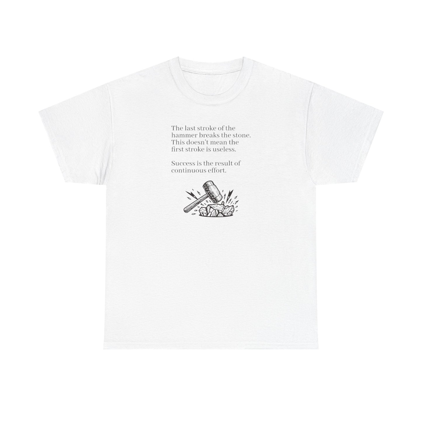 Success is the Result of Continuous Effort, Positive Vibes T-Shirt