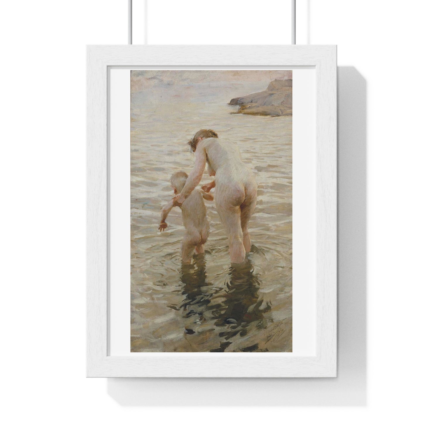 The First Time (1888) by Anders Zorn, from the Original, Framed Art Print