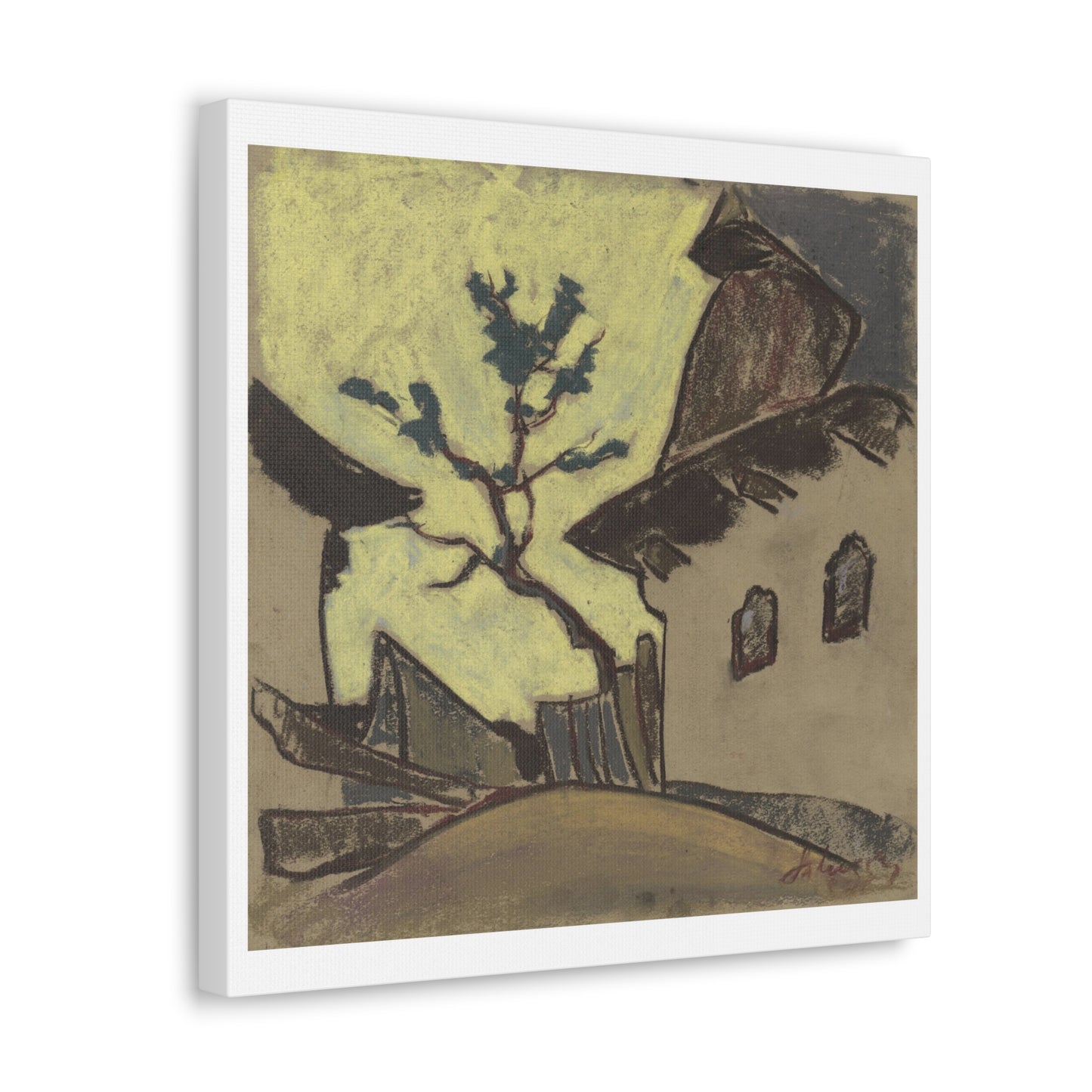 Village Cottage (1931) by Zolo Palugyay Art Print from the Original