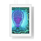 Artificial Intelligence Self Portrait, Psychedelic Framed Art Print 'Designed by AI'