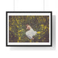Asleep in the Rapeseed Field 'Designed by AI' Framed Art Print