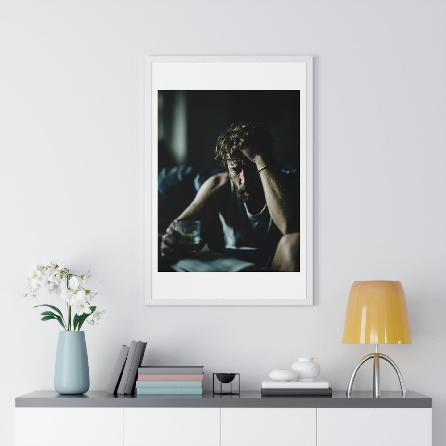 Raw Art 'Designed by AI' Framed Art Print