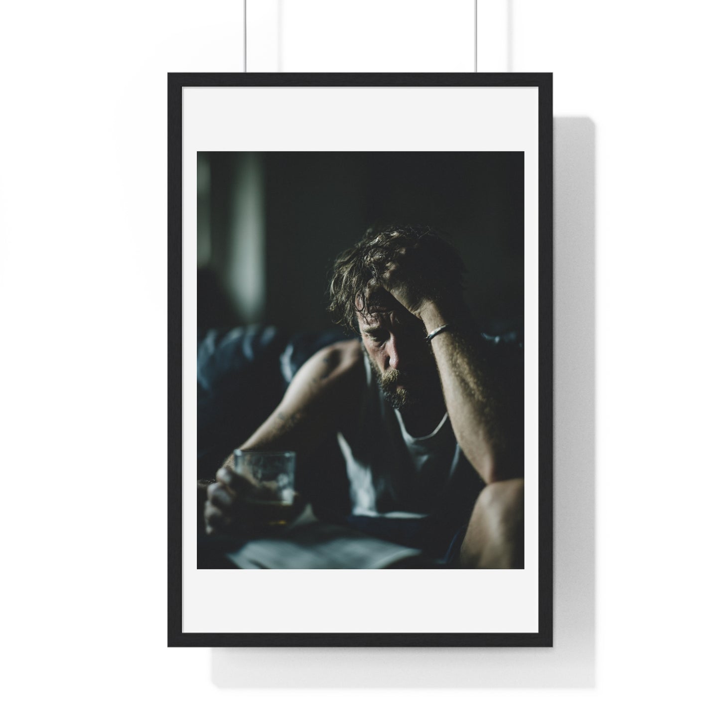 Raw Art 'Designed by AI' Framed Art Print