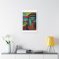 Eye on the Horizon, Picasso Art Style 'Designed by AI' Canvas Art Print