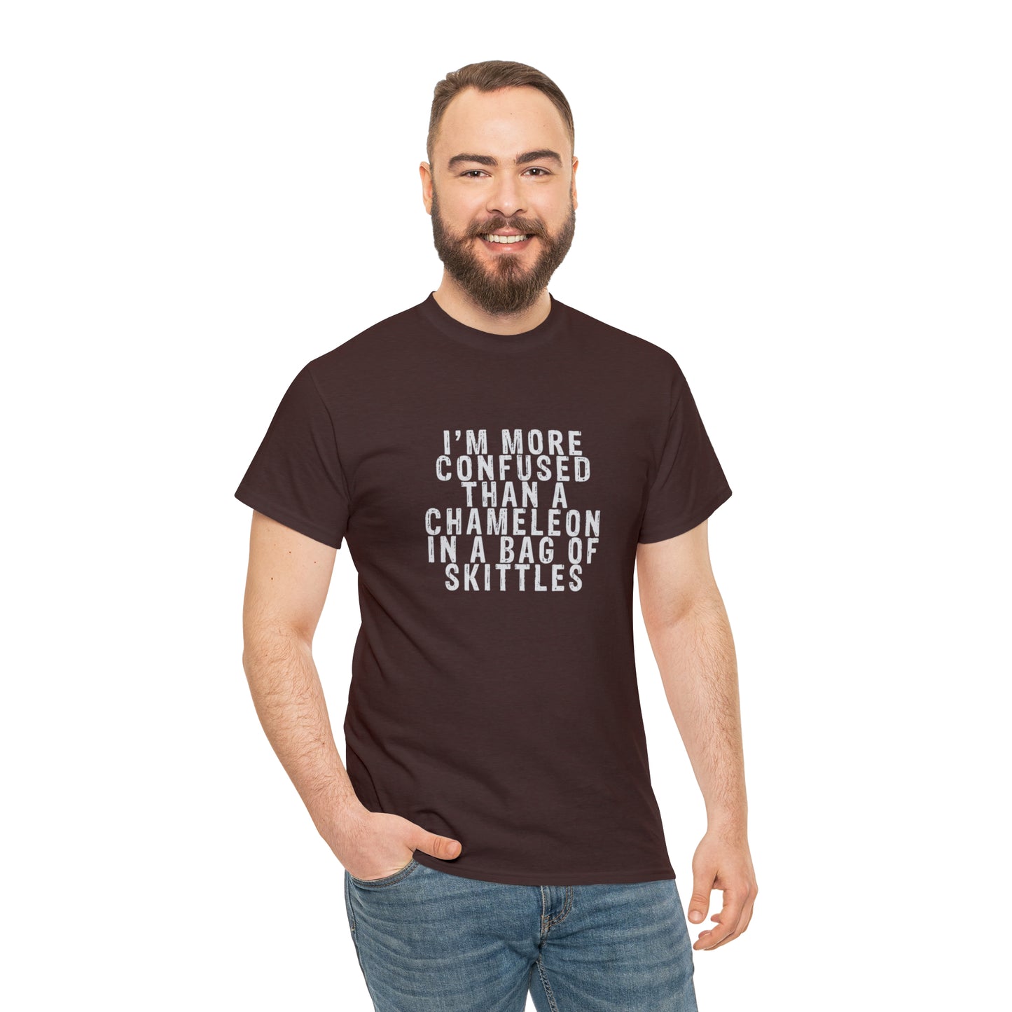 I'm More Confused Than a Chameleon Funny T-Shirt