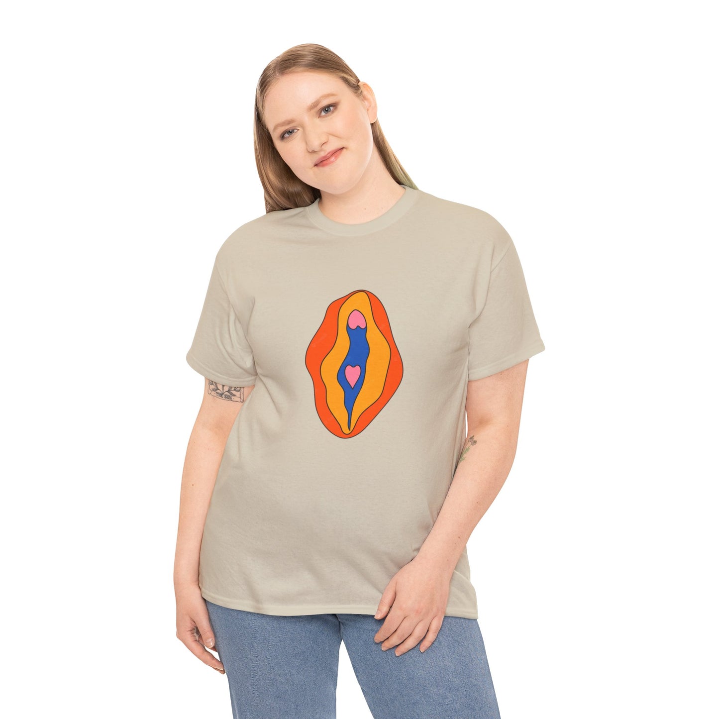 Vagina Abstract Art Graphic T-Shirt