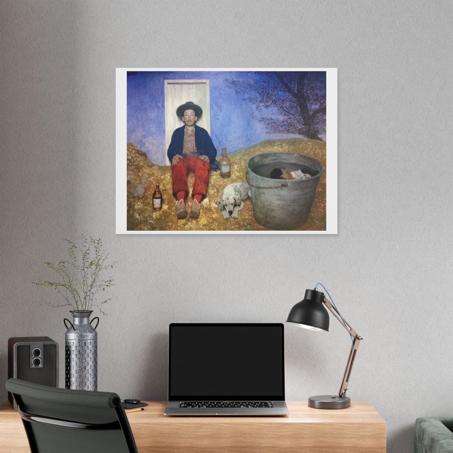 How the West Was Won 'Designed by AI' Canvas Art Print