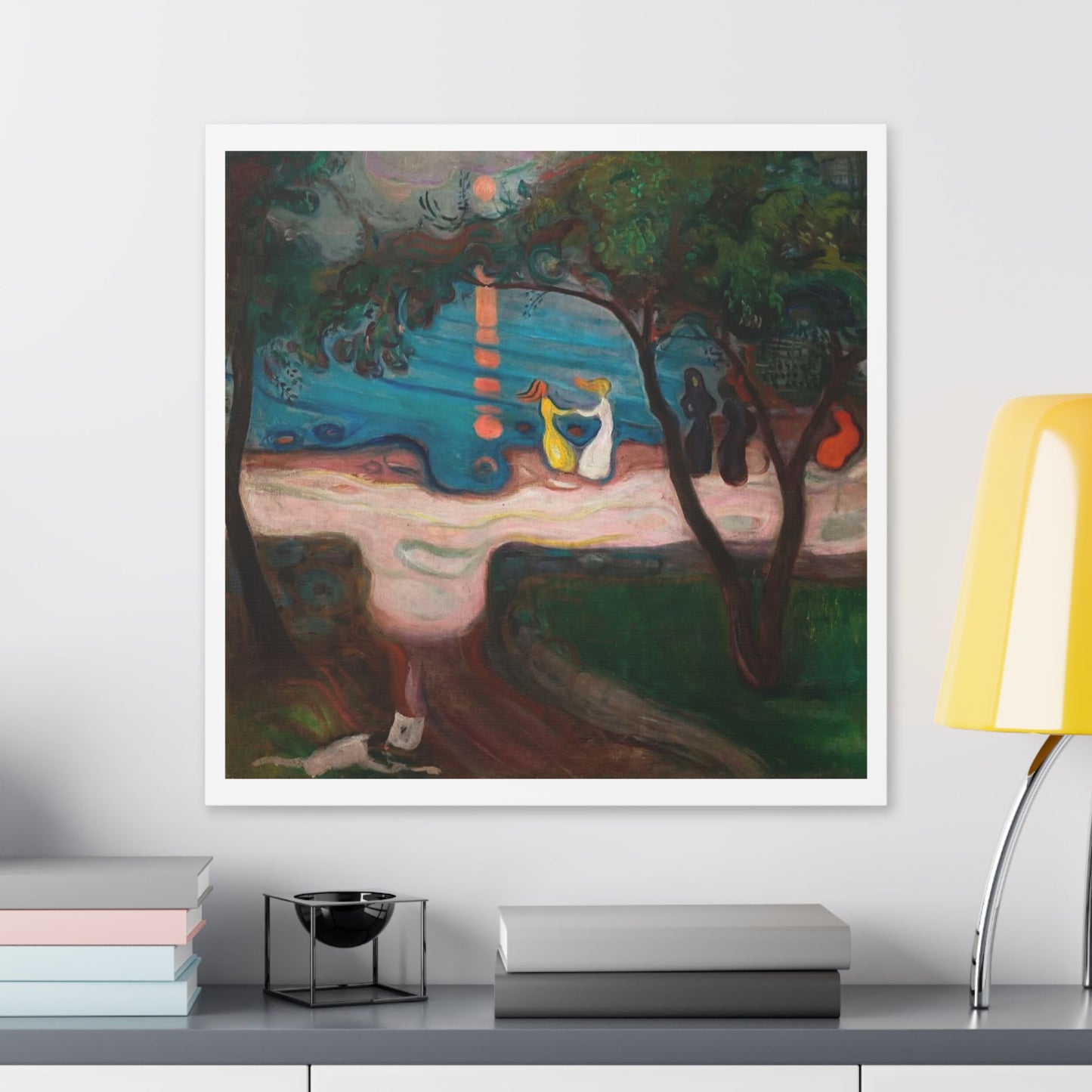 Dance on the Shore also known as the Dance of Life (circa 1900) by Edvard Munch, from the Original, Canvas Art Print