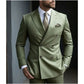 Men's Two-Piece Classic Business Suit, Plus Sizes