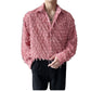 Men's Fashion Fringe Long Sleeve Shirt Jacket