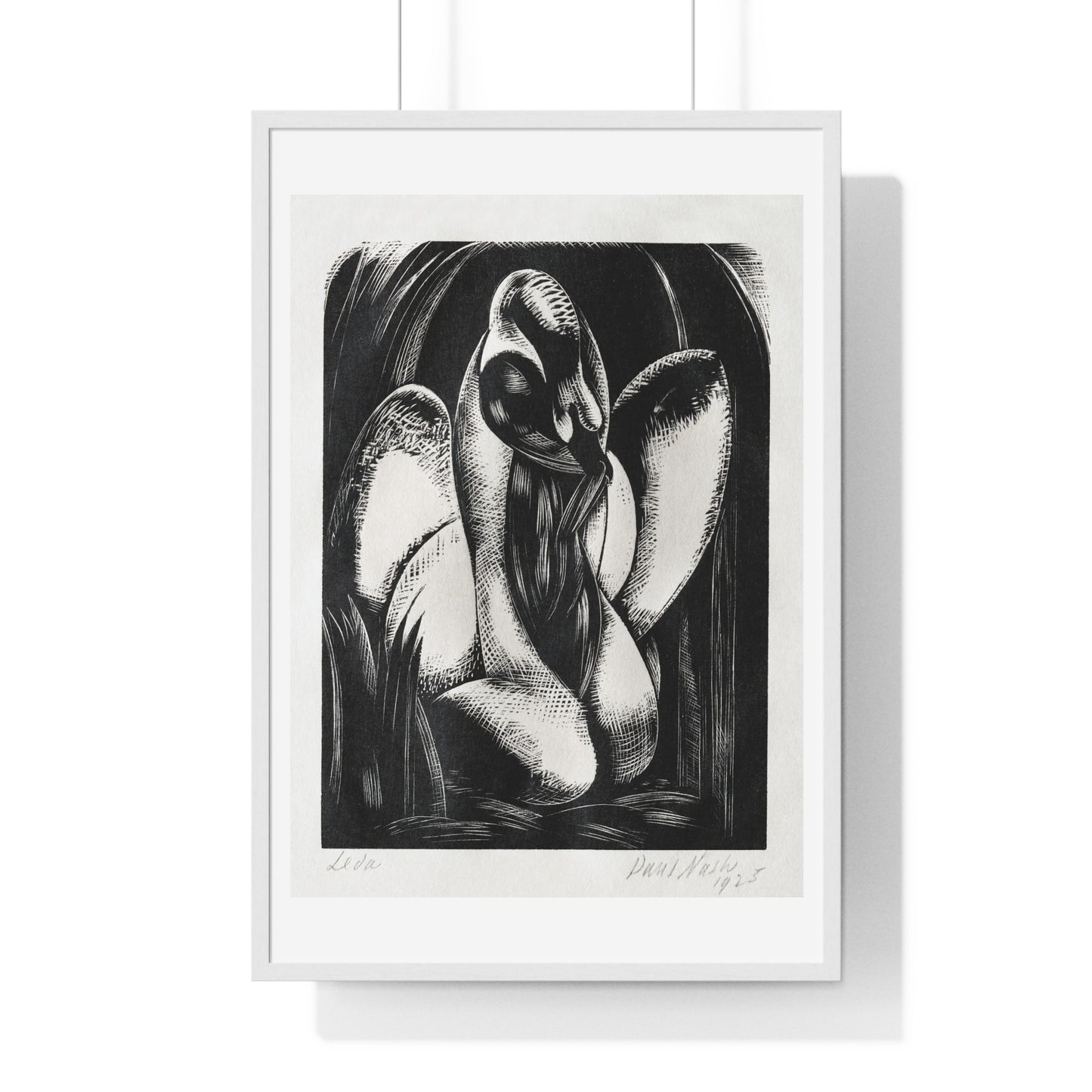 Leda (1925) by Paul Nash, from the Original, Framed Art Print