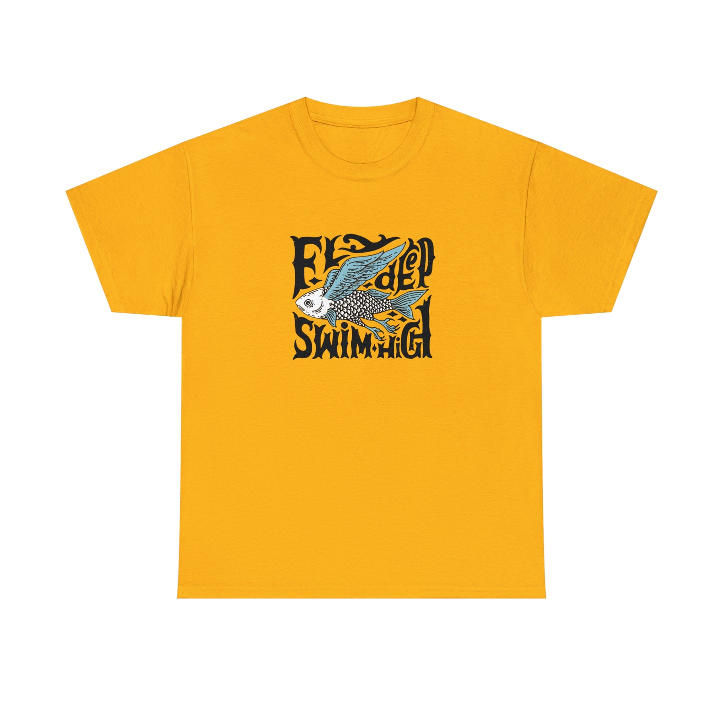 Fly High, Swim Deep, Flying Fish T-Shirt