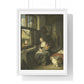 A Mother with her Children (1690) by Cornelis Dusart, from the Original, Framed Art Print
