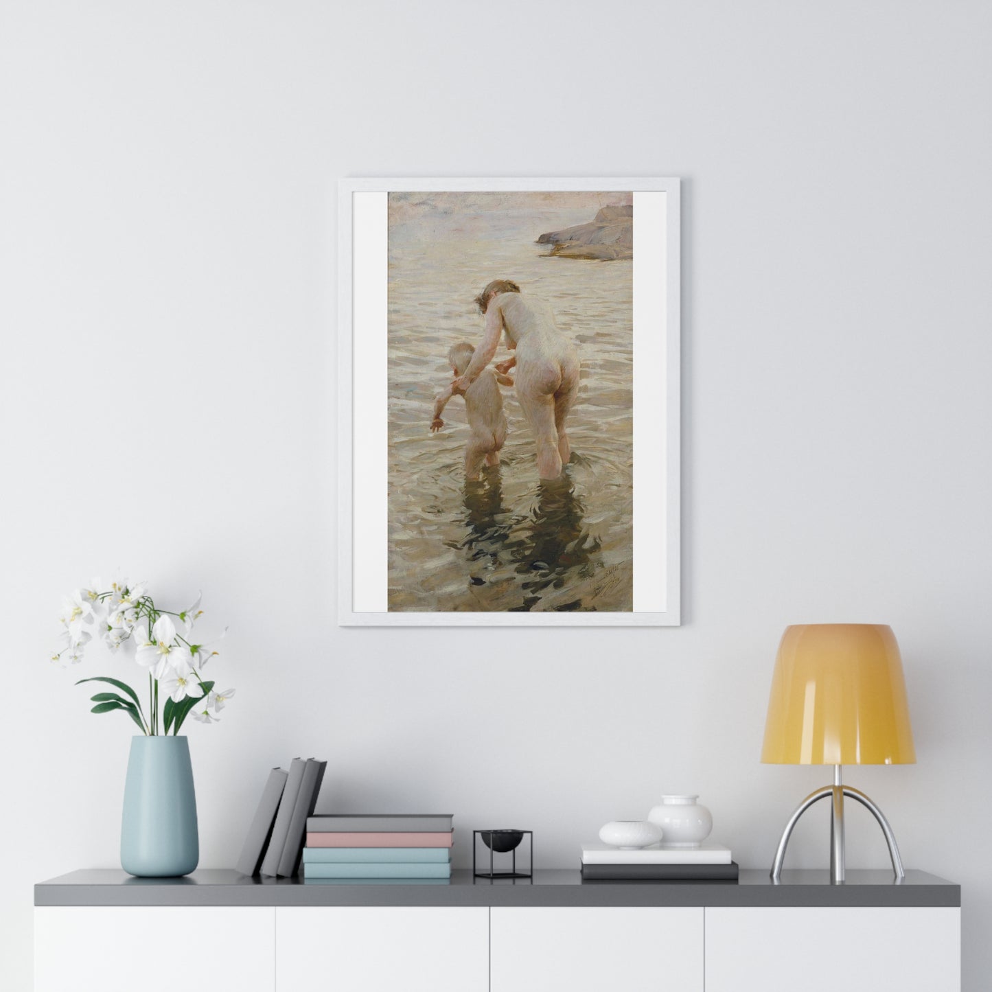The First Time (1888) by Anders Zorn, from the Original, Framed Art Print
