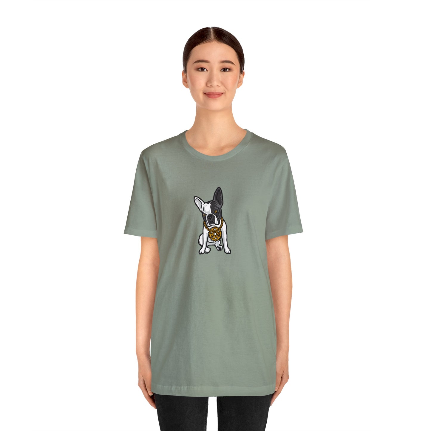 French Bulldog Boss Design Jersey T-Shirt