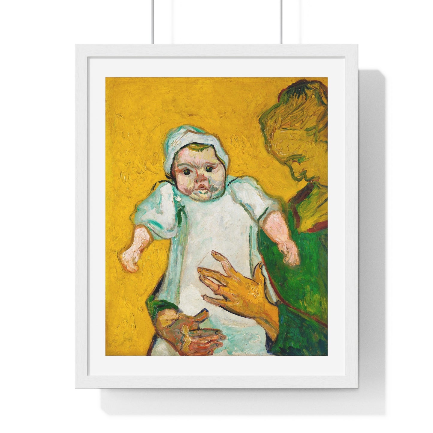 Madame Roulin and Her Baby (1888) by Vincent Van Gogh, from the Original, Framed Art Print