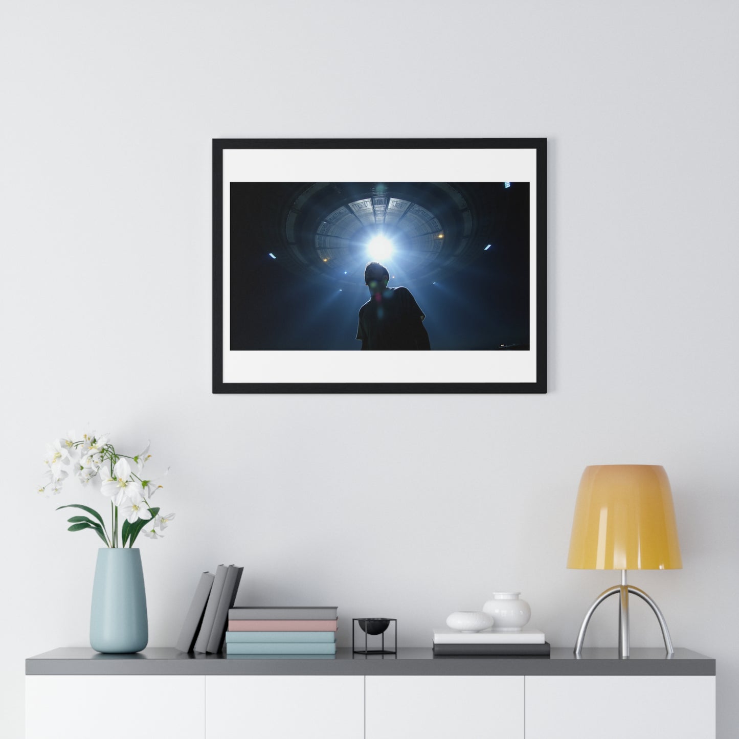 Last Moments Before the Abduction 'Designed by AI' Framed Art Print