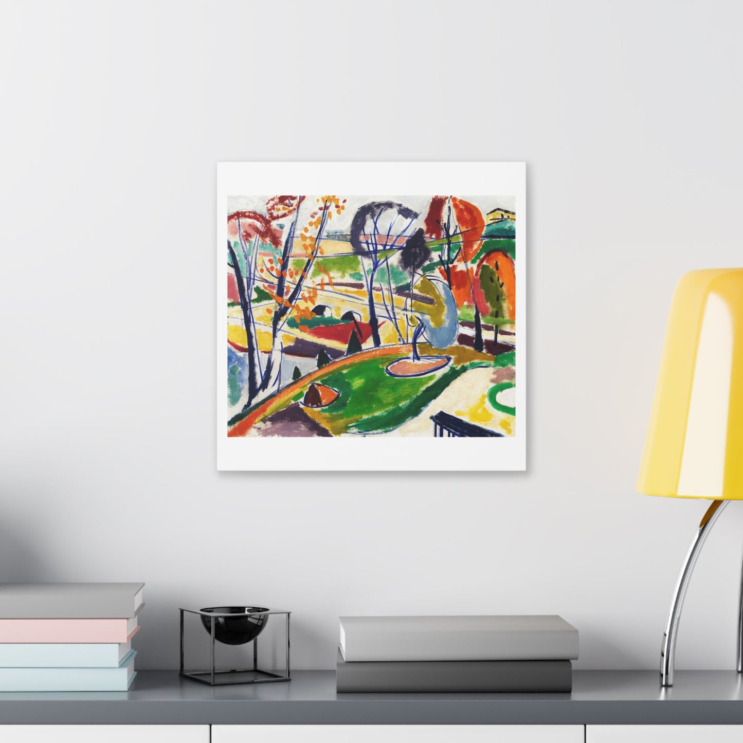 Décor Plat (1915) by Henry Lyman Sayen, from the Original, Canvas Art Print