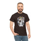 Leopard Astronaut Cartoon T-Shirt