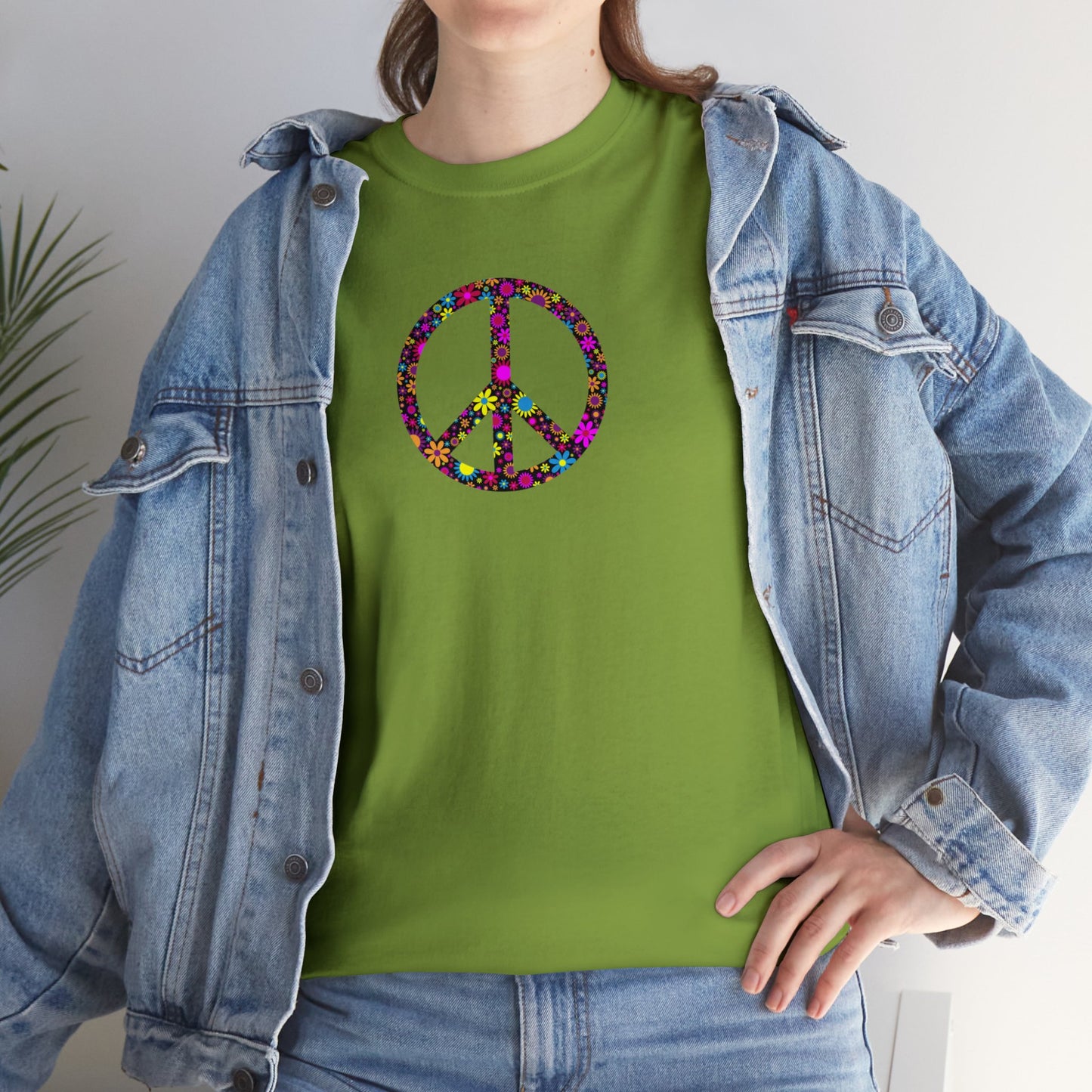 Love and Peace Design Psychedelic T-Shirt