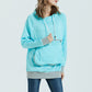 Women's Hoodie with Super-Size Front Travel Pocket, Multi Colours