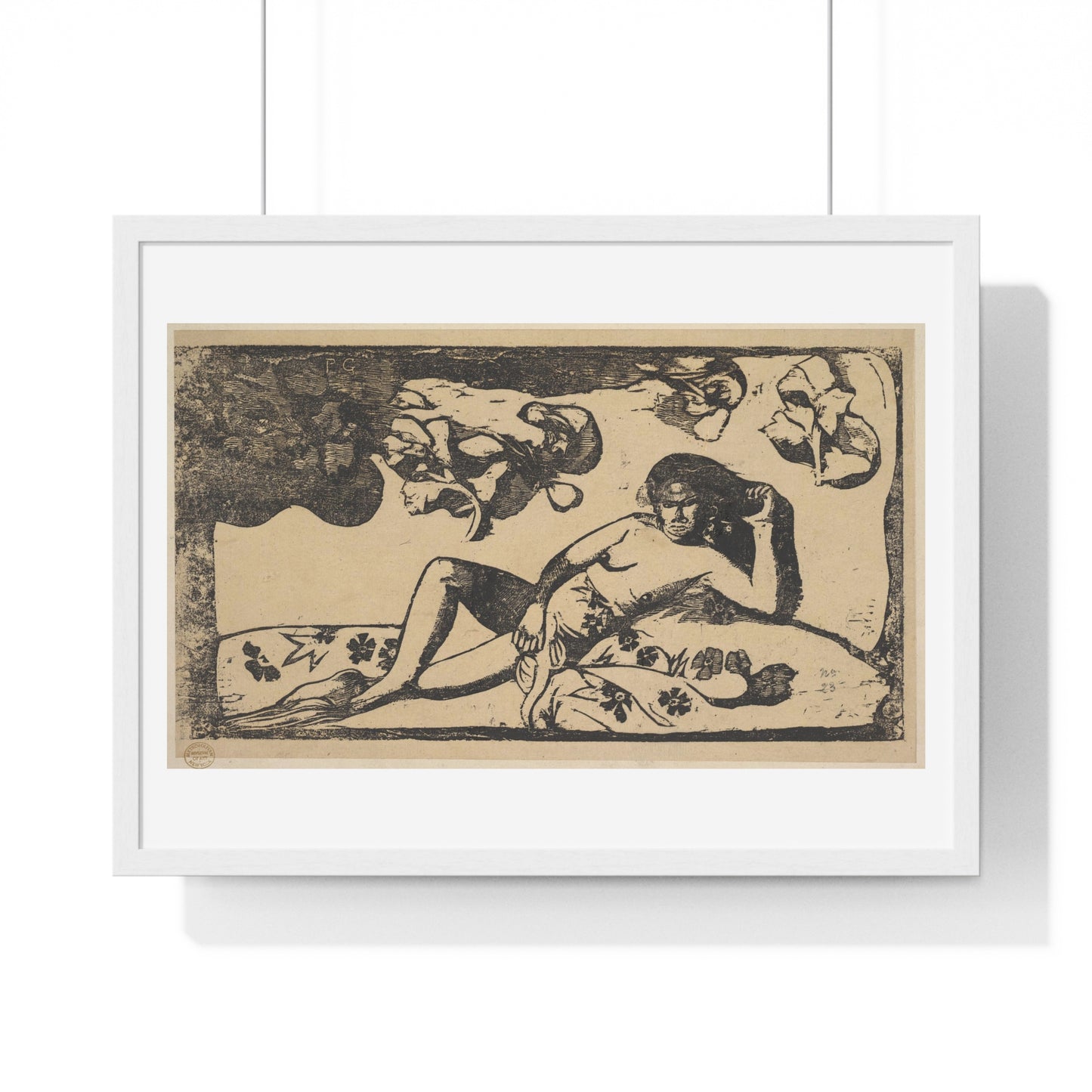 The Queen of Beauty 'Te Arii Vahine' (1898) by Paul Gauguin, from the Original, Framed Print