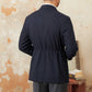 Vireous Men's Linen Blend Italian Retro Hunter-Style Jacket