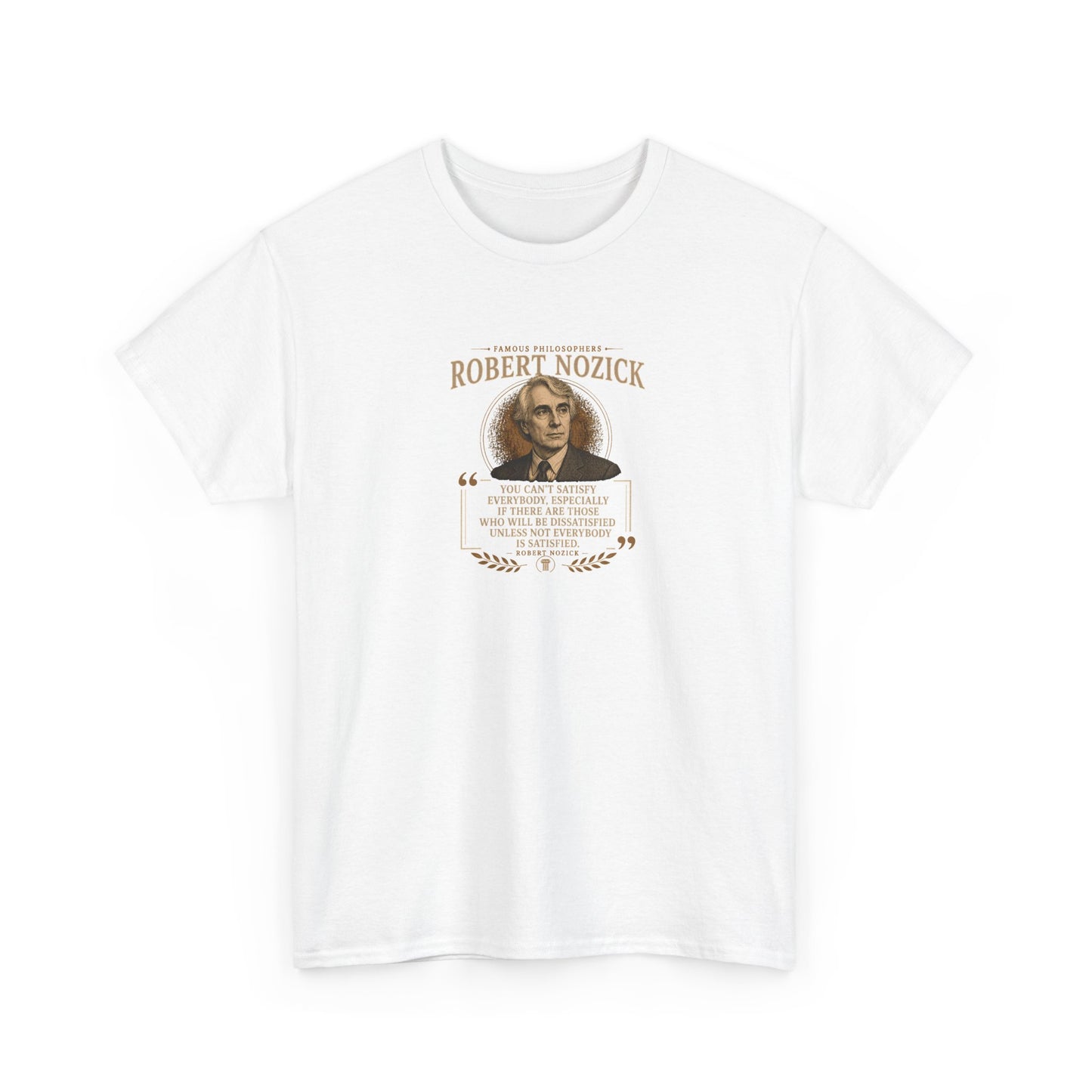 Robert Nozick on Society and Voluntary Choices, Philosophy Tribute T-Shirt