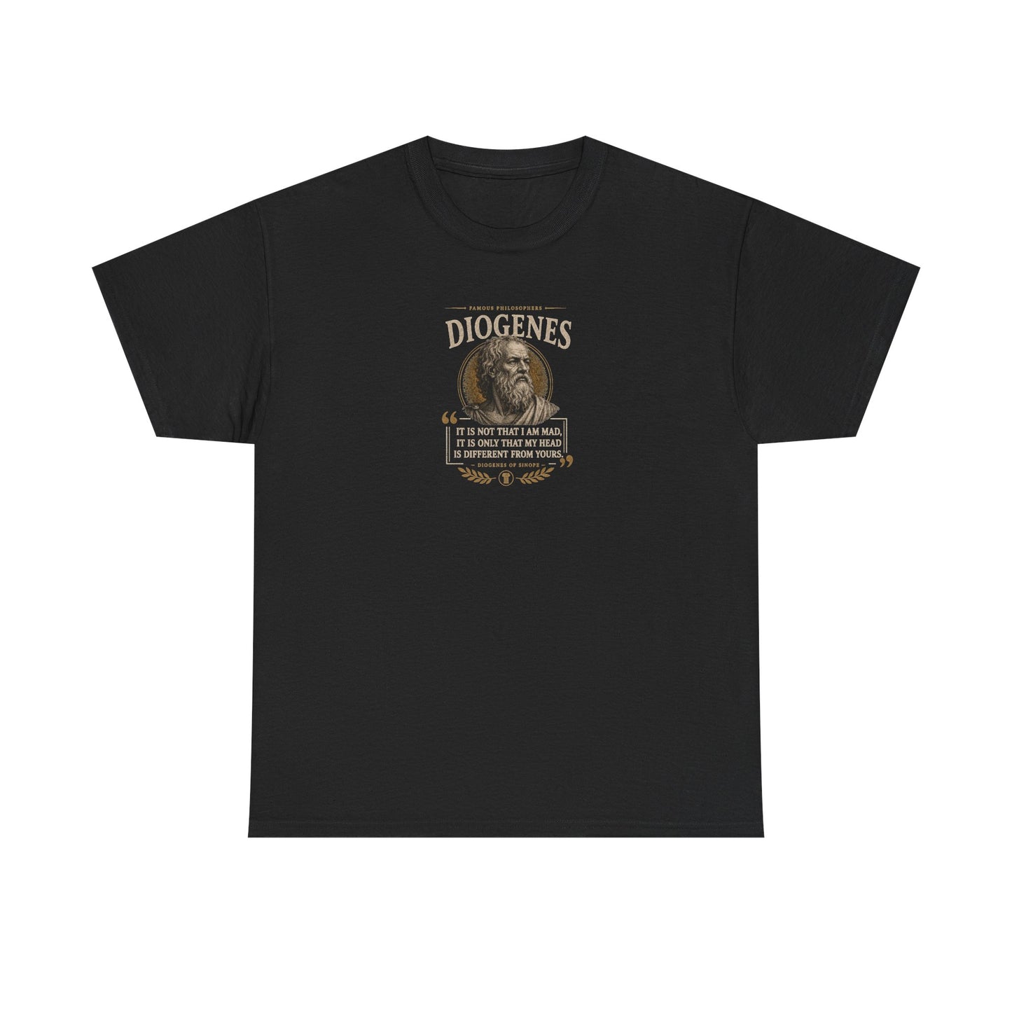 Diogenes of Sinope on Cosmopolitanism, Philosophy Tribute T-Shirt