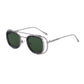 Avant Garde Oval Retro Steam Punk Sunglasses
