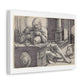 Saint Jerome in His Study (1521) by Lucas van Leyden from the Original, Framed Art Print