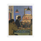 Café Art IV, Print on Satin Canvas, Stretched