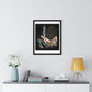 Reclining Female Nude Posed as Danae (1850s) from the Original, Framed Art Print