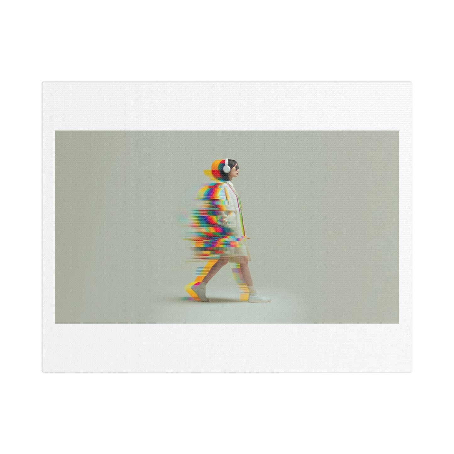 There's a Difference Between Knowing the Path and Walking the Path 'Designed by AI' Art Print on Canvas