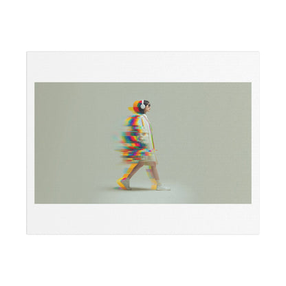 There's a Difference Between Knowing the Path and Walking the Path 'Designed by AI' Art Print on Canvas