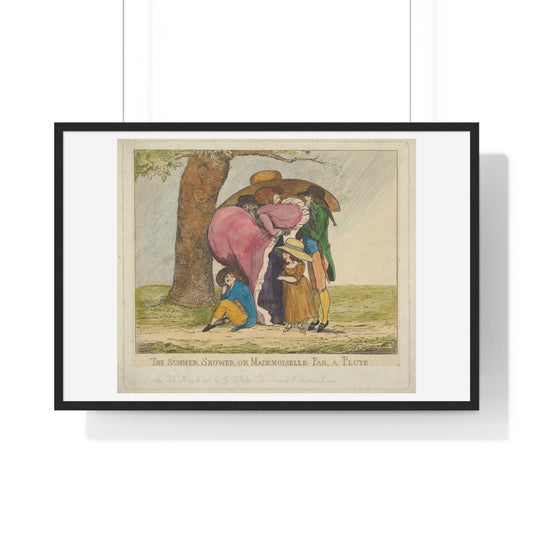 The Summer Shower, or Mademoiselle Par, a Pluye (1786) by George Stubbs, from the Original, Framed Print