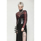 Dark in Lia Punk Love Patent Leather Waist Corset with Metal Accents