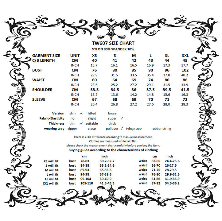 Dark in Love Zuri Gothic Romantic Lace Patchwork Bell-Sleeve Layered Cuff Top