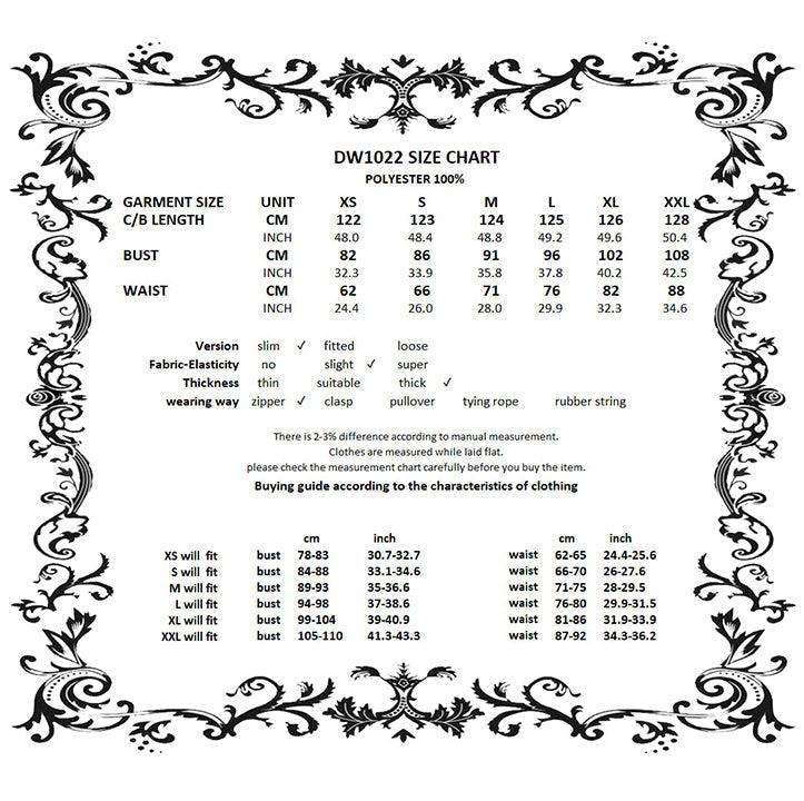 Dark in Love Fia Romantic Gothic Hollow Waist Maxi Dress