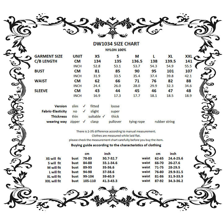 Dark in Love Gem Gothic Vine Lace-Tail Dress