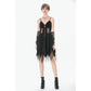 Dark in Love Punk Sleeveless Spiked Dress