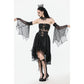 Dark in Love Seraphine Black Lace Ruffle Arm Warmer Sleeves