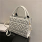 Vireous Diamond Lattice Shoulder Bag