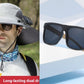 Outdoor Wide-Brim Sun Hat with USB Charging, Solar-Powered Cooling