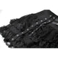 Dark in Love Punk Eyelet Lace-Layered Mini Skirt