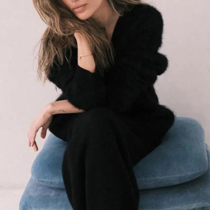 Vireous Loose Button Cardigan, Women's Fashion Soft Knit Sweater