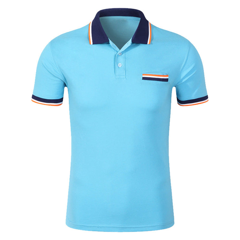 Unisex Fashion Lapel Polo Shirt, Candy Colours